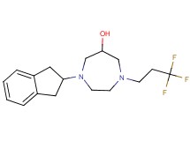 1-(2,3-dihydro-1H-inden-2-yl)-4-(3,3,3-trifluoropropyl)-1,4-diazepan-6-ol
