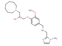 1-(1-azocanyl)-3-[2-methoxy-4-({[(1-methyl-1H-imidazol-2-yl)methyl]amino}methyl)phenoxy]-2-propanol