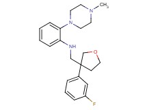 N-{[3-(3-fluorophenyl)tetrahydro-3-furanyl]methyl}-2-(4-methyl-1-piperazinyl)aniline
