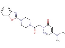 2-{2-[4-(1,3-benzoxazol-2-yl)piperazin-1-yl]-2-oxoethyl}-5-(dimethylamino)pyridazin-3(2H)-one
