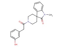 1'-[(3-hydroxyphenyl)acetyl]-1-methylspiro[indole-3,4'-piperidin]-2(1H)-one