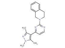 2-[4-(1,3,5-trimethyl-1H-pyrazol-4-yl)pyrimidin-2-yl]-1,2,3,4-tetrahydroisoquinoline