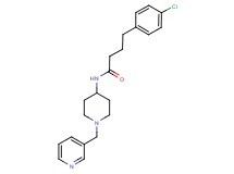 4-(4-chlorophenyl)-N-[1-(3-pyridinylmethyl)-4-piperidinyl]butanamide