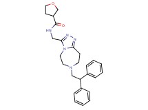 N-{[7-(2,2-diphenylethyl)-6,7,8,9-tetrahydro-5H-[1,2,4]triazolo[4,3-d][1,4]diazepin-3-yl]methyl}tetrahydro-3-furancarboxamide