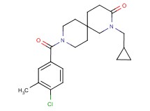 9-(4-chloro-3-methylbenzoyl)-2-(cyclopropylmethyl)-2,9-diazaspiro[5.5]undecan-3-one