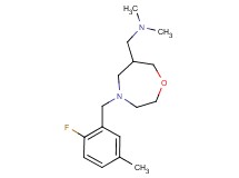 1-[4-(2-fluoro-5-methylbenzyl)-1,4-oxazepan-6-yl]-N,N-dimethylmethanamine