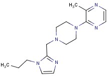 2-methyl-3-{4-[(1-propyl-1H-imidazol-2-yl)methyl]piperazin-1-yl}pyrazine