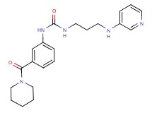N-[3-(piperidin-1-ylcarbonyl)phenyl]-N'-[3-(pyridin-3-ylamino)propyl]urea