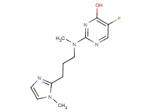 5-fluoro-2-{methyl[3-(1-methyl-1H-imidazol-2-yl)propyl]amino}-4-pyrimidinol