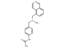 N-(4-{[(isoquinolin-5-ylmethyl)(methyl)amino]methyl}phenyl)acetamide