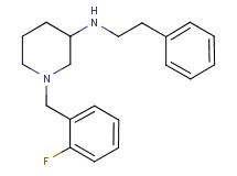 1-(2-fluorobenzyl)-N-(2-phenylethyl)-3-piperidinamine