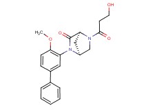 (1S*,4S*)-5-(3-hydroxypropanoyl)-2-(4-methoxy-3-biphenylyl)-2,5-diazabicyclo[2.2.1]heptan-3-one
