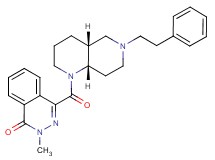 2-methyl-4-{[(4aR*,8aS*)-6-(2-phenylethyl)octahydro-1,6-naphthyridin-1(2H)-yl]carbonyl}-1(2H)-phthalazinone
