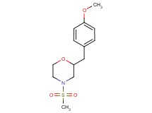 2-(4-methoxybenzyl)-4-(methylsulfonyl)morpholine