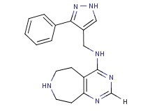 N-[(3-phenyl-1H-pyrazol-4-yl)methyl]-6,7,8,9-tetrahydro-5H-pyrimido[4,5-d]azepin-4-amine