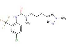 N'-[4-chloro-2-(trifluoromethyl)phenyl]-N-methyl-N-[3-(1-methyl-1H-pyrazol-4-yl)propyl]urea
