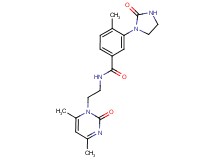 N-[2-(4,6-dimethyl-2-oxo-1(2H)-pyrimidinyl)ethyl]-4-methyl-3-(2-oxo-1-imidazolidinyl)benzamide