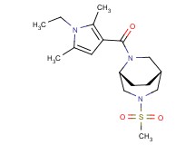 (1R*,5R*)-6-[(1-ethyl-2,5-dimethyl-1H-pyrrol-3-yl)carbonyl]-3-(methylsulfonyl)-3,6-diazabicyclo[3.2.2]nonane