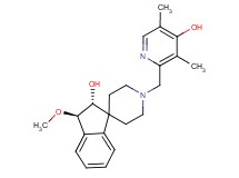 rel-(2R,3R)-1'-[(4-hydroxy-3,5-dimethyl-2-pyridinyl)methyl]-3-methoxy-2,3-dihydrospiro[indene-1,4'-piperidin]-2-ol