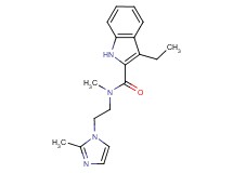 3-ethyl-N-methyl-N-[2-(2-methyl-1H-imidazol-1-yl)ethyl]-1H-indole-2-carboxamide