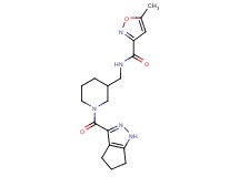5-methyl-N-{[1-(1,4,5,6-tetrahydrocyclopenta[c]pyrazol-3-ylcarbonyl)-3-piperidinyl]methyl}-3-isoxazolecarboxamide