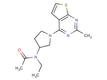N-ethyl-N-[1-(2-methylthieno[2,3-d]pyrimidin-4-yl)pyrrolidin-3-yl]acetamide