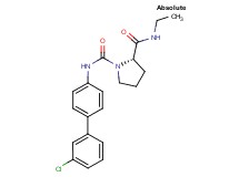 (2S)-N~1~-(3'-chlorobiphenyl-4-yl)-N~2~-ethylpyrrolidine-1,2-dicarboxamide