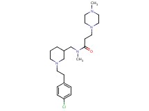 N-({1-[2-(4-chlorophenyl)ethyl]-3-piperidinyl}methyl)-N-methyl-3-(4-methyl-1-piperazinyl)propanamide