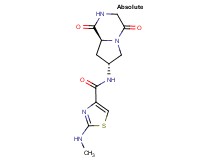 N-[(7R,8aS)-1,4-dioxooctahydropyrrolo[1,2-a]pyrazin-7-yl]-2-(methylamino)-1,3-thiazole-4-carboxamide