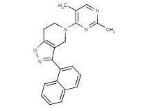 5-(2,5-dimethylpyrimidin-4-yl)-3-(1-naphthyl)-4,5,6,7-tetrahydroisoxazolo[4,5-c]pyridine