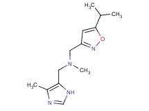 1-(5-isopropylisoxazol-3-yl)-N-methyl-N-[(4-methyl-1H-imidazol-5-yl)methyl]methanamine