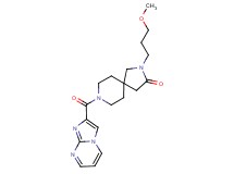 8-(imidazo[1,2-a]pyrimidin-2-ylcarbonyl)-2-(3-methoxypropyl)-2,8-diazaspiro[4.5]decan-3-one