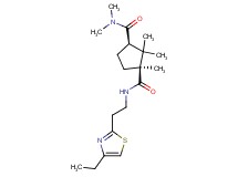 (1S*,3R*)-N~1~-[2-(4-ethyl-1,3-thiazol-2-yl)ethyl]-N~3~,N~3~,1,2,2-pentamethyl-1,3-cyclopentanedicarboxamide