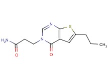 3-(4-oxo-6-propylthieno[2,3-d]pyrimidin-3(4H)-yl)propanamide
