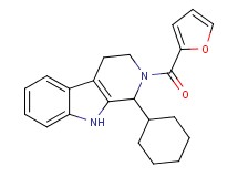 1-cyclohexyl-2-(2-furoyl)-2,3,4,9-tetrahydro-1H-beta-carboline