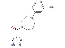 1-(2-methylpyridin-4-yl)-4-(1H-pyrazol-4-ylcarbonyl)-1,4-diazepane