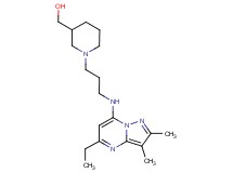 (1-{3-[(5-ethyl-2,3-dimethylpyrazolo[1,5-a]pyrimidin-7-yl)amino]propyl}piperidin-3-yl)methanol