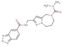 2-{[(2,1,3-benzoxadiazol-5-ylcarbonyl)amino]methyl}-N,N-dimethyl-7,8-dihydro-4H-pyrazolo[1,5-a][1,4]diazepine-5(6H)-carboxamide