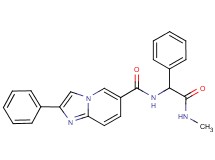 N-[2-(methylamino)-2-oxo-1-phenylethyl]-2-phenylimidazo[1,2-a]pyridine-6-carboxamide