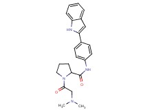 N,N-dimethylglycyl-N-[4-(1H-indol-2-yl)phenyl]prolinamide