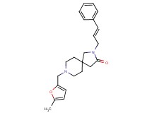 8-[(5-methyl-2-furyl)methyl]-2-[(2E)-3-phenyl-2-propen-1-yl]-2,8-diazaspiro[4.5]decan-3-one