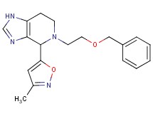 5-[2-(benzyloxy)ethyl]-4-(3-methylisoxazol-5-yl)-4,5,6,7-tetrahydro-1H-imidazo[4,5-c]pyridine