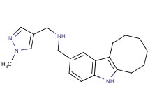 (6,7,8,9,10,11-hexahydro-5H-cycloocta[b]indol-2-ylmethyl)[(1-methyl-1H-pyrazol-4-yl)methyl]amine