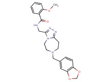 N-{[7-(1,3-benzodioxol-5-ylmethyl)-6,7,8,9-tetrahydro-5H-[1,2,4]triazolo[4,3-d][1,4]diazepin-3-yl]methyl}-2-methoxybenzamide