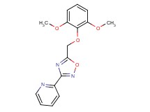 2-{5-[(2,6-dimethoxyphenoxy)methyl]-1,2,4-oxadiazol-3-yl}pyridine