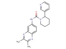 N-(2,3-dimethylquinoxalin-6-yl)-2-pyridin-3-ylpiperidine-1-carboxamide