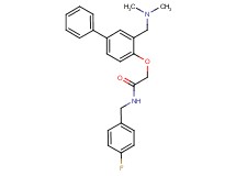 2-({3-[(dimethylamino)methyl]-4-biphenylyl}oxy)-N-(4-fluorobenzyl)acetamide