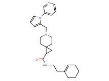 N-[2-(1-cyclohexen-1-yl)ethyl]-6-{[1-(3-pyridinyl)-1H-pyrrol-2-yl]methyl}-6-azaspiro[2.5]octane-1-carboxamide