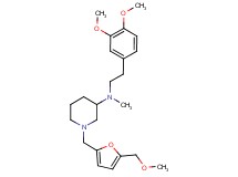 N-[2-(3,4-dimethoxyphenyl)ethyl]-1-{[5-(methoxymethyl)-2-furyl]methyl}-N-methyl-3-piperidinamine