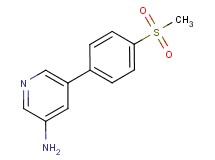 5-[4-(methylsulfonyl)phenyl]-3-pyridinamine